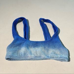 Scrunch Material Bikini Top